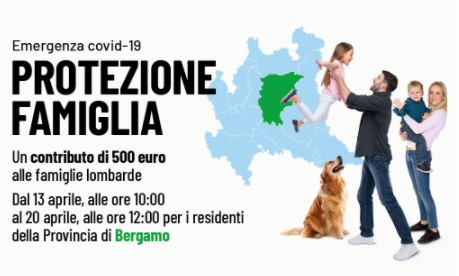 Immagine che raffigura Protezione Famiglia Emergenza COVID 19 - Provincia di Bergamo