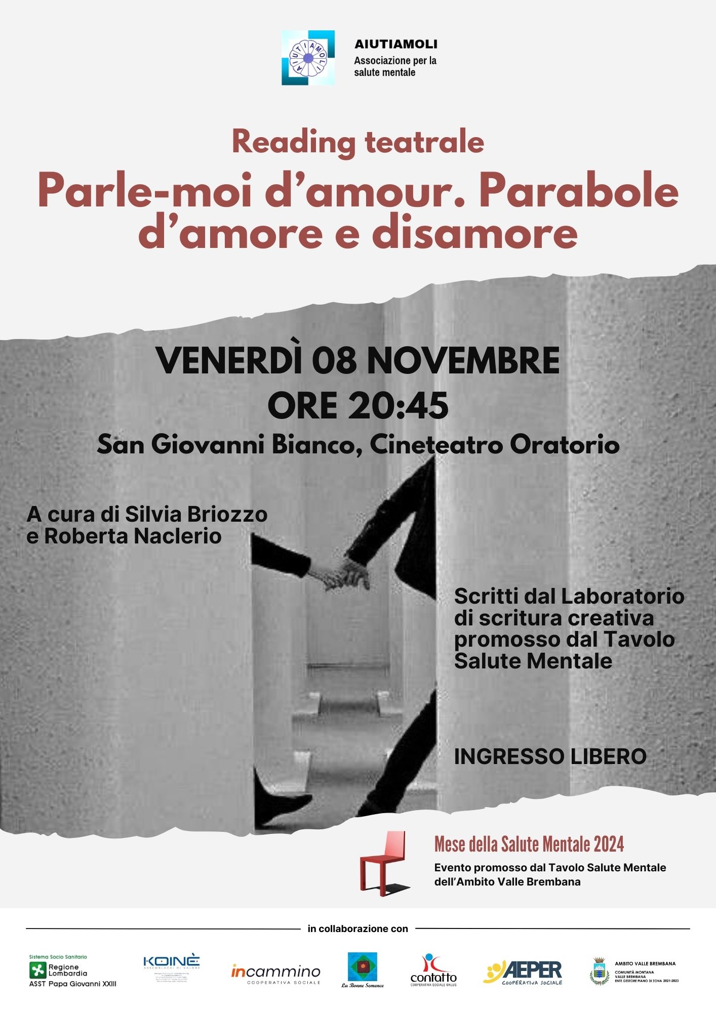 Reading teatrale - 08 novembre ore 20:45